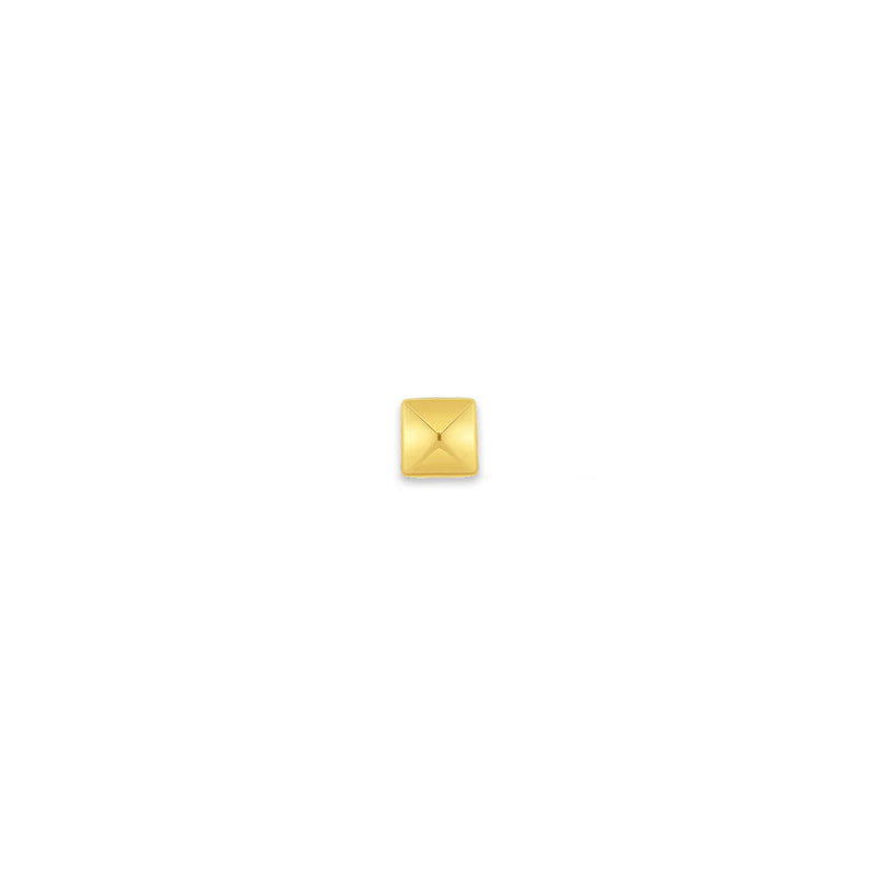 Norvoch- Square Pyramid yellow gold end