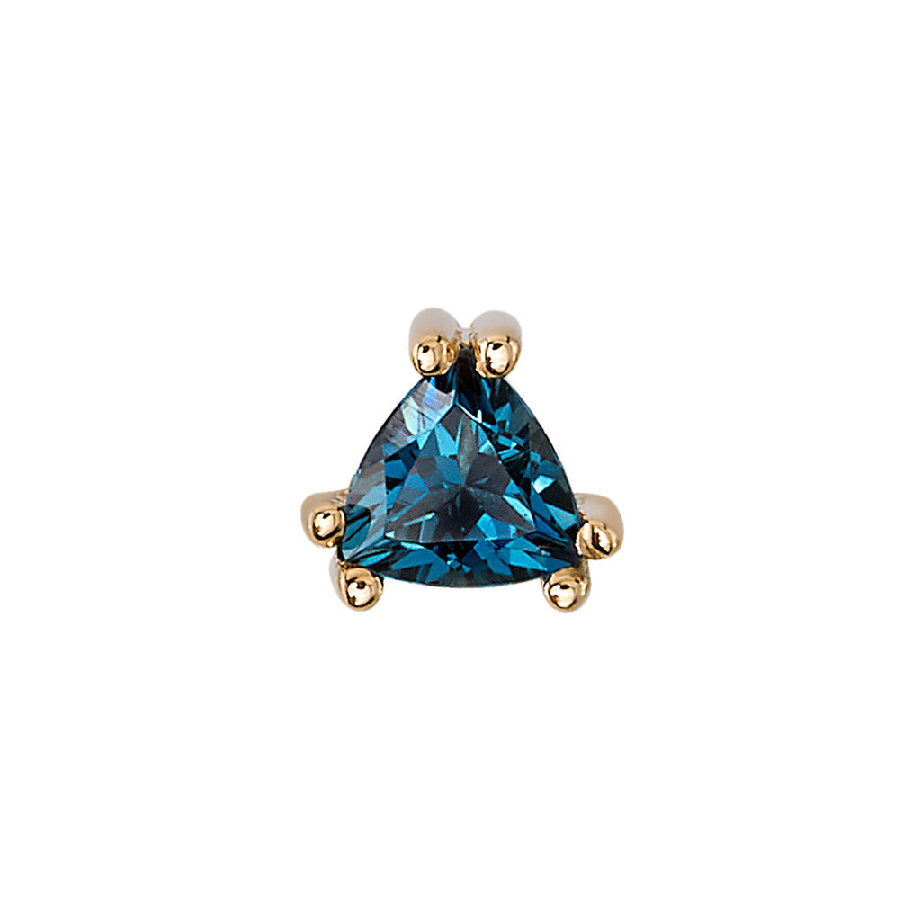 BVLA - Tanti -London Blue Topaz 14k yellow gold end