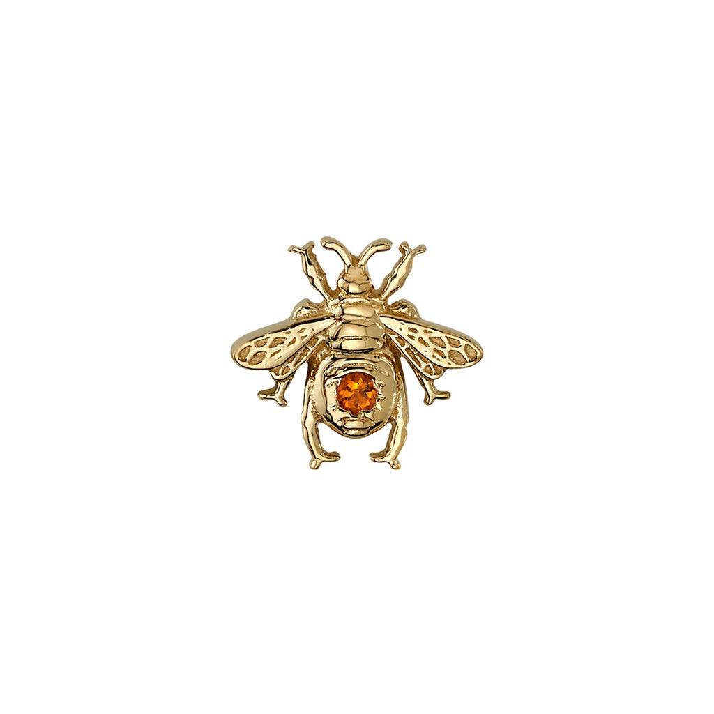 BVLA - BUMBLEBEE CITRINE  solid 14k yellow gold