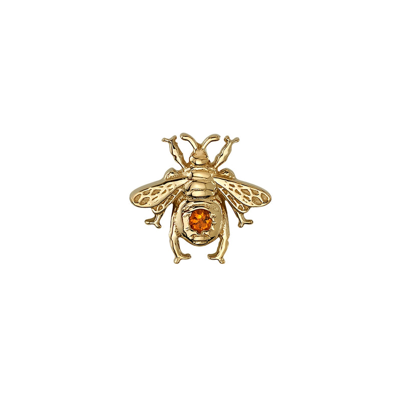 BVLA - BUMBLEBEE CITRINE  solid 14k yellow gold