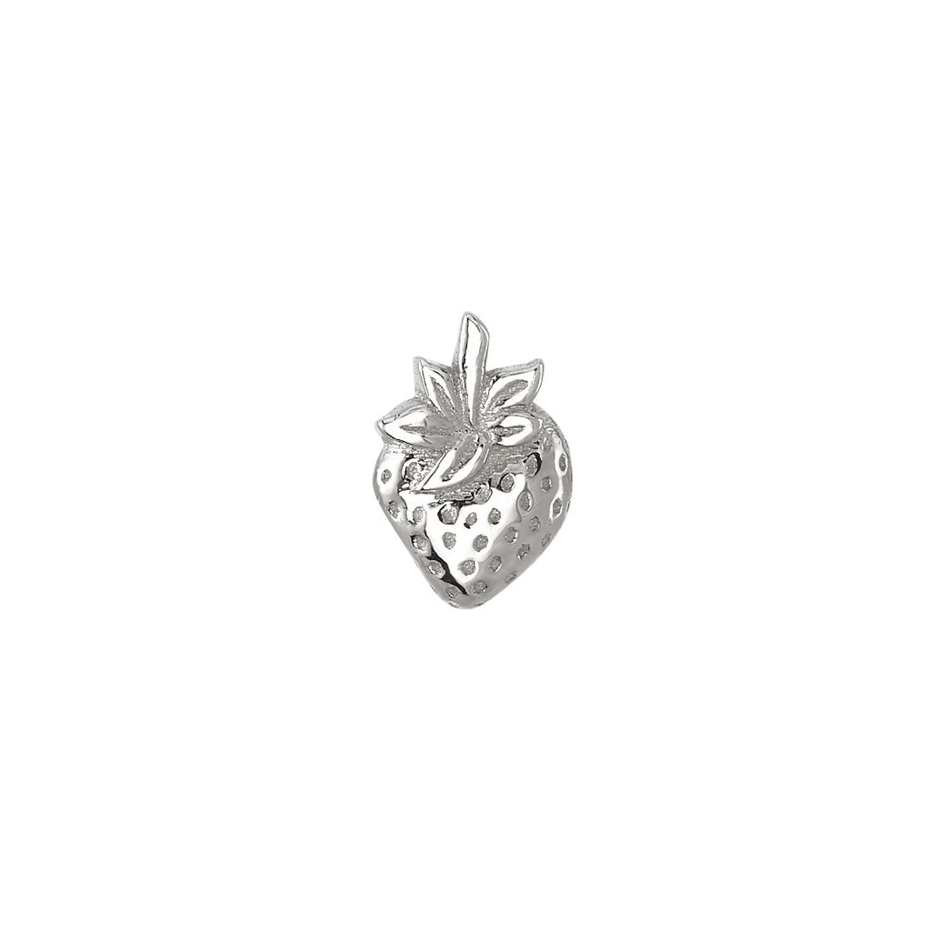 BVLA -Strawberry solid 14k white gold end