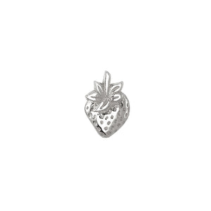 BVLA -Strawberry solid 14k white gold end