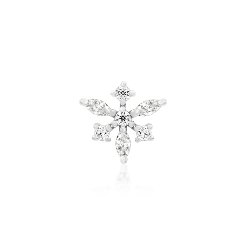 Junipurr- Snowflake -Anna 14kt white gold