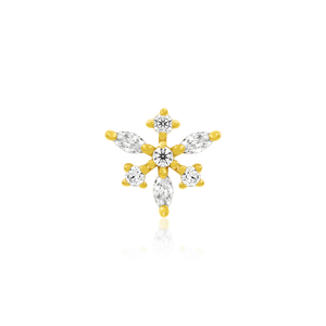 Junipurr- Snowflake -Anna 14kt yellow gold
