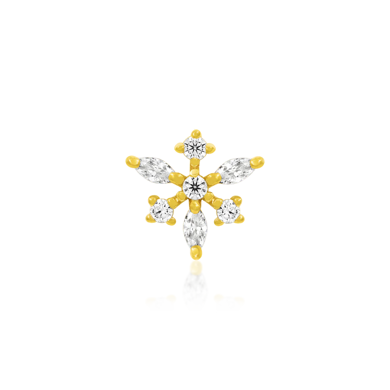 Junipurr- Snowflake -Anna 14kt yellow gold