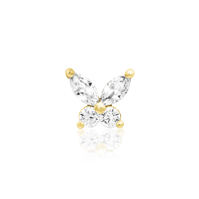 Junipurr- Flutterby 14kt yellow gold