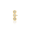 Junipurr- Honeycomb 14kt yellow gold end