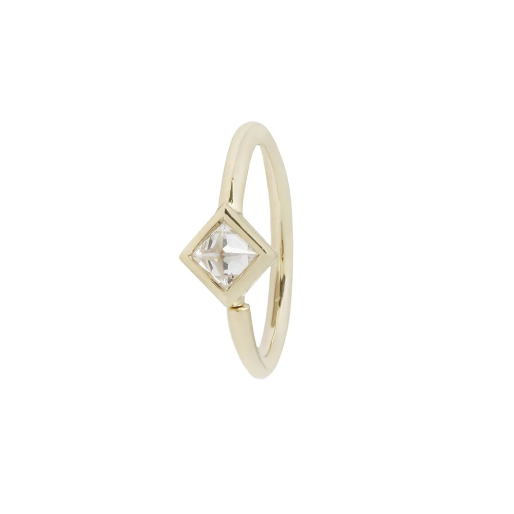 Buddha Organics-Mae Swarovski CZ seamless ring