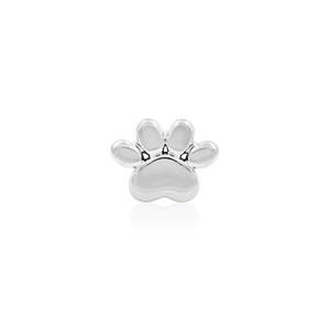 Junipurr- Gold Dog Paw 14kt white gold end