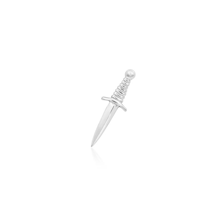 Junipurr- Staring Dagger 14kt white gold end