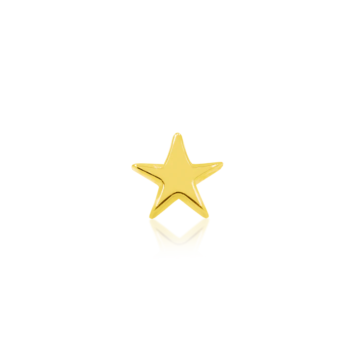 Junipurr-Gold Star 14kt yellow gold end