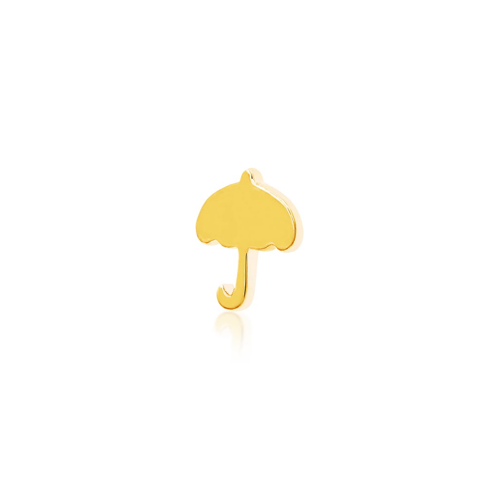 Junipurr-Gold Umbrella 14kt yellow gold end