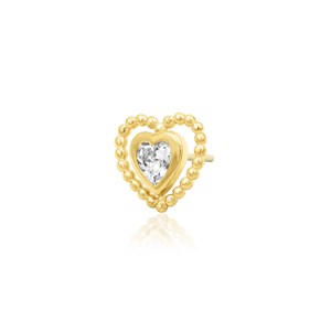 Junipurr- My Beading Heart 14kt yellow gold end