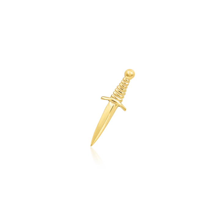 Junipurr- Staring Dagger 14kt yellow gold end