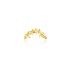 Junipurr- Thorn Arc 14kt yellow gold end
